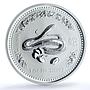 S 2001 $1 Year of the Snake Ag