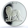 S 2000 $20 Lion Standing Left Ag, DCAM