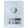 Mexico 1/10 onza Libertad Angel Independence KM-610 PR 69 PCGS silver coin 1996