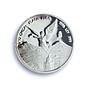 Mexico 1/10 onza Libertad Angel Independence KM-610 PR 69 PCGS silver coin 1996