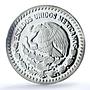 Mexico 1/4 onza Libertad Angel of Independence KM-611 PR68 PCGS silver coin 1996