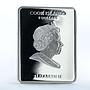 Cook Islands 5 dollars Bohdan Khmelnytsky colored proof silver coin 2011