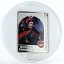 Cook Islands 5 dollars Bohdan Khmelnytsky colored proof silver coin 2011