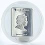 Cook Islands 5 dollars Bohdan Khmelnytsky colored proof silver coin 2011