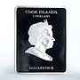 Cook Islands 5 dollars Bohdan Khmelnytsky colored proof silver coin 2011