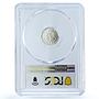 Mexico 1/20 onza Libertad Angel of Indepedence KM-542 MS68 PCGS silver coin 1993
