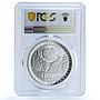 Armenia 1000 dram Caucasian Leopard Fauna Cat PR 70 PCGS silver coin 2019