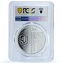 Armenia 1000 dram Mechitarists Congregation KM-206 Church PR69 PCGS Ag coin 2011