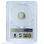 Mexico 1/20 onza Libertad Angel of Indepedence KM-542 MS68 PCGS silver coin 1992