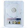 Mexico 1/20 onza Libertad Angel Independence KM-609 MS 69 PCGS silver coin 1996