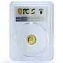 Bulgaria 5 leva Coubertin KM-263 Athens Olympics Sports PR70 PCGS gold coin 2002