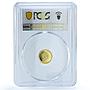 Belarus 10 roubles Ballet KM-343 Culture Art Dance PR 69 PCGS gold coin 2007
