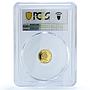 Cook Islands 10 dollars Pope John Paul II KM-1178 PR 70 PCGS gold coin 2005