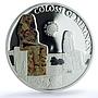 S 2014 $5 Colossi of Memnon Colorized Ag, DCAM