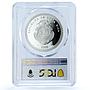 Costa Rica 5000 colones Central Bank KM-237 PR 66 PCGS silver coin 2000