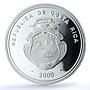 Costa Rica 5000 colones Central Bank KM-237 PR 66 PCGS silver coin 2000