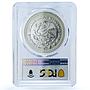 Mexico 1 onza Libertad Angel of Independence KM-613 MS 67 PCGS silver coin 1998
