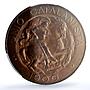 Catalonia Spain 10 centimos Catalanist Union Cal-133 MS 63 PCGS copper coin 1900