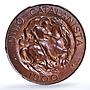 Catalonia Spain 10 centimos Catalanist Union Cal-133 MS 63 PCGS copper coin 1900