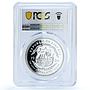 Liberia 10 dollars Damon Hill Formula One Car PR 70 PCGS silver coin 1994