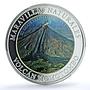 Nicaragua 10 cordobas Momotombo KM-128 Ibero-American PR69 PCGS silver coin 2017