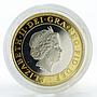 United Kingdom 2 pounds 400th Gunpowder Plot gilded silver coin 2005