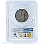 S 1929 10 Lire Anno VIII KM-8 Ag