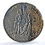 S 1929 10 Lire Anno VIII KM-8 Ag