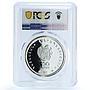 Armenia 100 dram Marshal Bagramian KM-77 Military PR 68 PCGS silver coin 1996