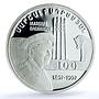 Armenia 100 dram Marshal Bagramian KM-77 Military PR 68 PCGS silver coin 1996