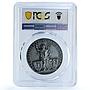 Germany Weimar Christianization Pomerania Kienast-317 MS 62 PCGS zinc medal 1924