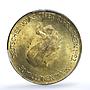 Germany Weimar Westphalia 50 millions mark Funck-641.3 MS65 PCGS brass coin 1923