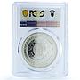 Kazakhstan 500 tenge Burkit KM-568 Nomads Totems Bird PR70 PCGS silver coin 2022
