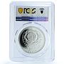 Kazakhstan 500 tenge Khanate Gilt KM-305 Anniversary PR 70 PCGS silver coin 2015