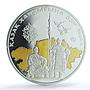 Kazakhstan 500 tenge Khanate Gilt KM-305 Anniversary PR 70 PCGS silver coin 2015