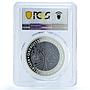 Kazakhstan 500 tenge Belka Strelka Space Dogs PR 69 PCGS bimetal coin 2020