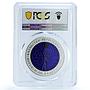 Kazakhstan 500 tenge International Space Station PR 70 PCGS bimetal coin 2013