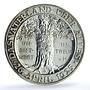 Germany Weimar Hindenburg Oak BERLIN Schl-99 SP 65 PCGS silver medal 1930