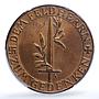 Germany Third Reich Erich Ludendorf Matte WIEN C-11 SP 65 PCGS copper medal 1937