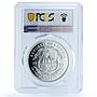 Liberia 10 dollars Mansell KM-75 Formula One Car PR 70 PCGS silver coin 1992
