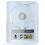 Mexico 1/20 onza Libertad Angel Independence KM-609 PR 69 PCGS silver coin 2011