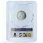 Mexico 1/10 onza Libertad Angel Independence KM-610 MS 68 PCGS silver coin 1998