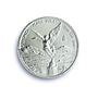 Mexico 1/10 onza Libertad Angel Independence KM-610 MS 68 PCGS silver coin 1998