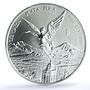 Mexico 1/2 onza Libertad Angel of Independence KM-612 MS68 PCGS silver coin 1998