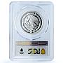 Mexico 1/2 onza Libertad Angel of Independence KM-612 PR69 PCGS silver coin 2011