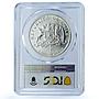Chile 1 onza Liberation KM-225 X#5 Anniversary Torch PR 65 PCGS silver coin 1983