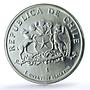 Chile 1 onza Liberation KM-225 X#5 Anniversary Torch PR 65 PCGS silver coin 1983