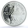 Macau 100 patacas Grand Prix KM-62 Formula One Car PR 65 PCGS silver coin 1993