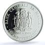 Malta 5 liri Central Bank KM-87 Anniversary Building PR 68 PCGS silver coin 1988