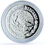 Mexico 5 pesos Football World Cup Germany KM-770 Indian proof silver coin 2006